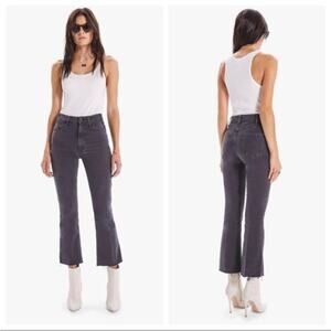 Mother the hustler ankle fray faded black sz 26